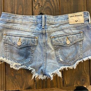 True Religion daisy duke shorts